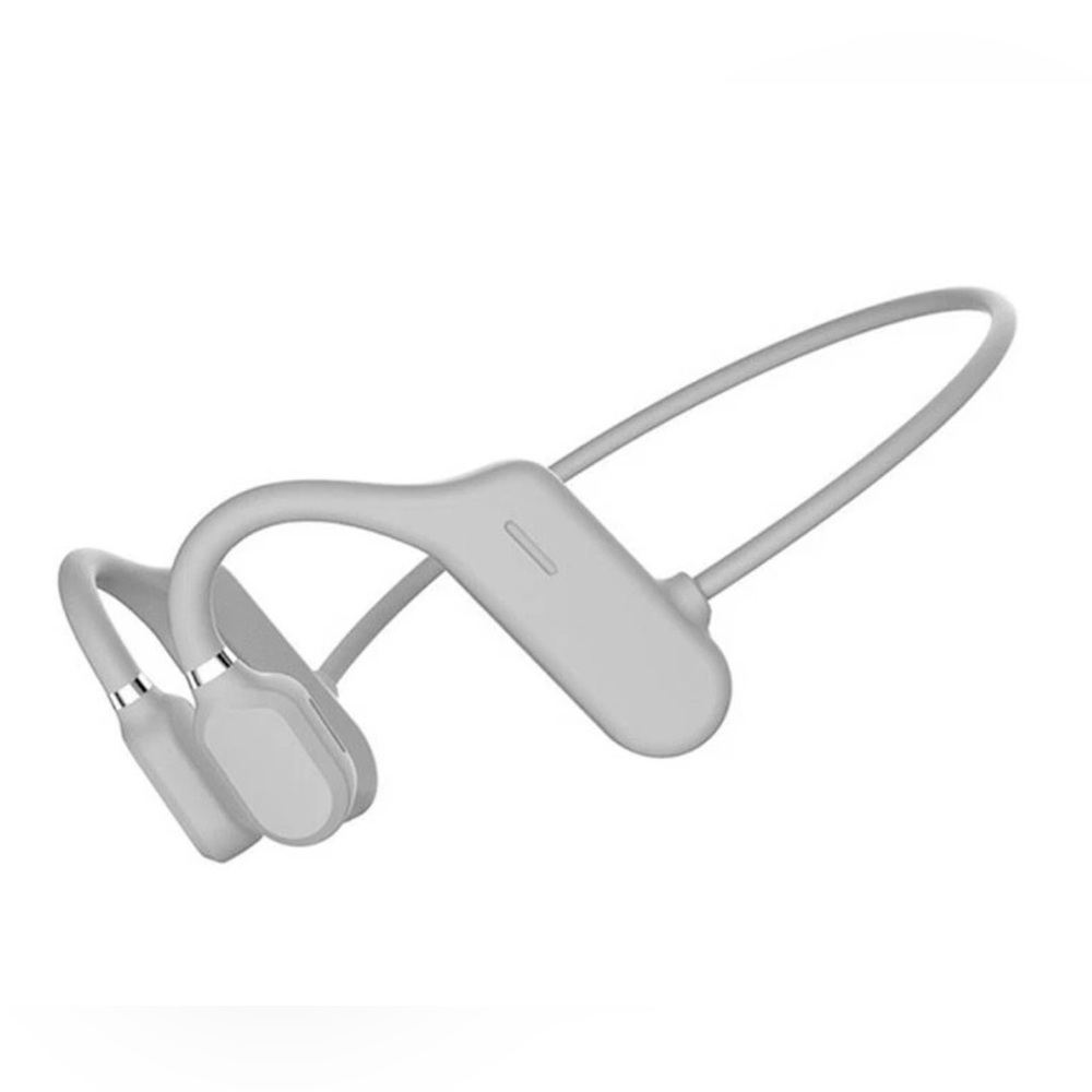 Wireless Neckband Bluetooth Headset - Gray New Open the Box